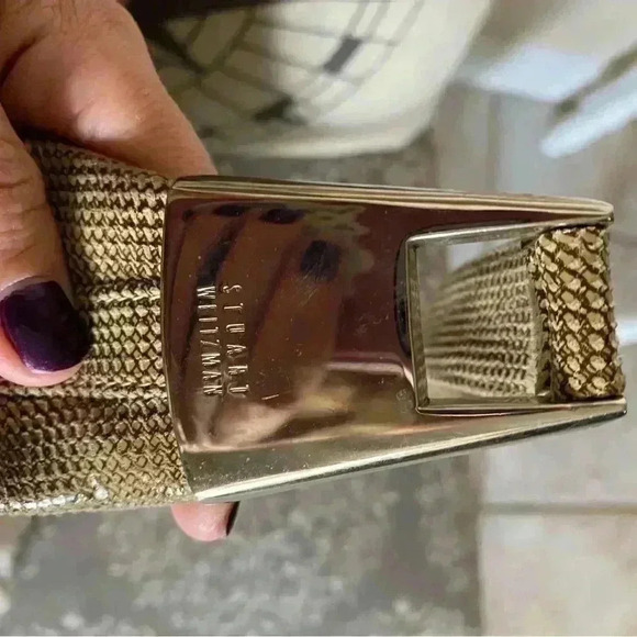 Stuart Weitzman soft leather shoulder hobo purse - Picture 12 of 13